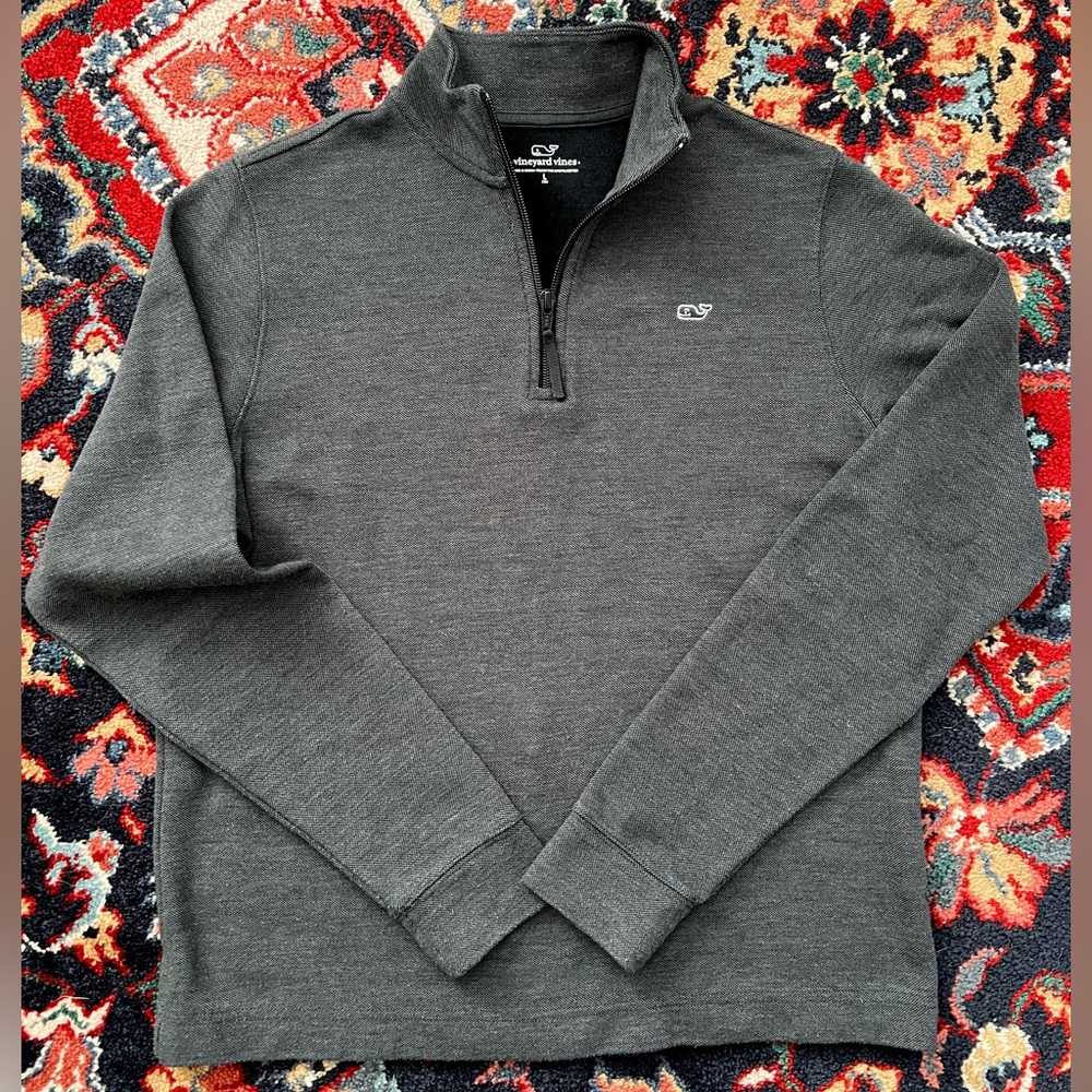 Boys Vineyard Vines Quarter Zip Pullover Size Large (16)